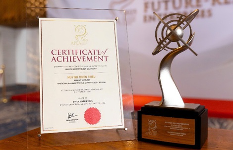 Tổng Giám đốc Amway Việt Nam nhận Giải Doanh nhân xuất sắc châu Á 2025