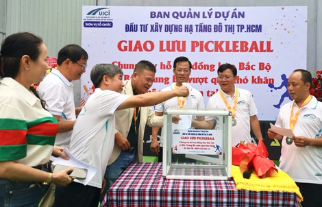TP HCM: Tổ chức Giải giao lưu Pickleball gây quỹ hỗ trợ đồng bào vùng bão lũ