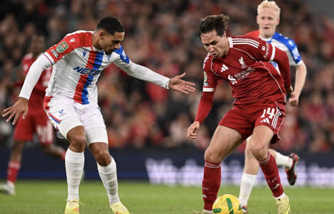 Liverpool thua tan tác Crystal Palace ở vòng 1/8 League Cup