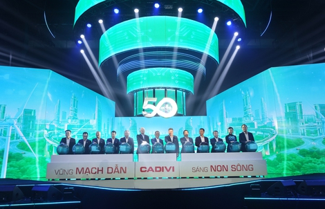 CADIVI kỷ niệm 50 năm thành lập với chủ đề “Vững mạch dẫn, Sáng non sông”