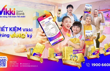Trúng VÀNG mỗi ngày cùng Vikki Bank – Ngân hàng Tiết kiệm Tốt nhất
