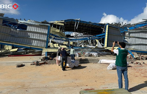 BIC huy động nguồn lực hỗ trợ khách hàng khắc phục hậu quả bão số 13