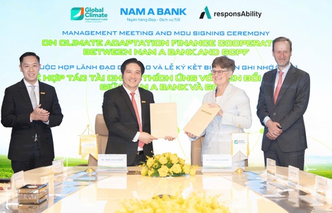 Nam A Bank và GCPF phối hợp nghiên cứu khung tài chính thích ứng biến đổi khí hậu từ năm 2026