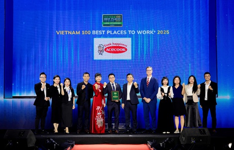 Acecook Việt Nam 10 năm liên tiếp vào Top 100 Nơi làm việc tốt nhất Việt Nam