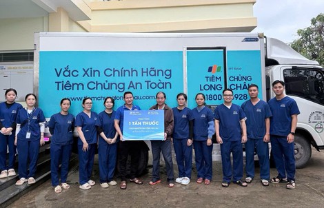 Long Châu hướng về Miền Trung, khẩn cấp hỗ trợ thêm 3 tấn thuốc cho người dân