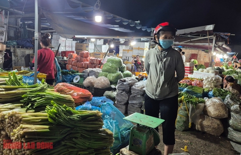 Ngày 25-11, tiểu thương chợ đầu mối Thủ Đức "thở phào"