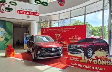 Sinh nhật LOTTE MART: Mua sắm siêu tiết kiệm và thử vận may trúng ô tô