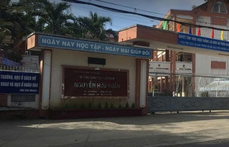 Vụ HS có dấu hiệu phản vệ với món cá: Trường THPT Nguyễn Hữu Huân tạm dừng suất ăn bán trú từ 1-12