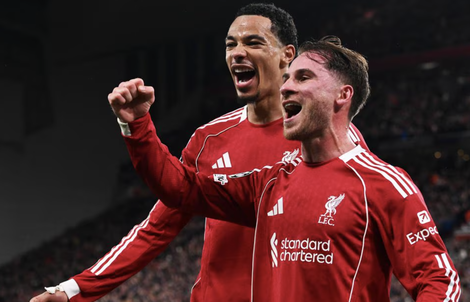 Mac Allister bắn hạ Real Madrid, Liverpool bùng nổ ở Anfield