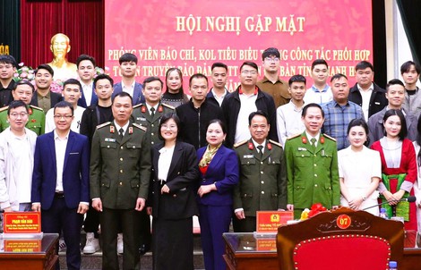 Công an Thanh Hóa gặp mặt các phóng viên, KOL tiêu biểu 