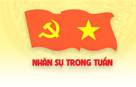 Nhân sự trong tuần: Điều động, phân công, bổ nhiệm nhiều cán bộ cấp cao