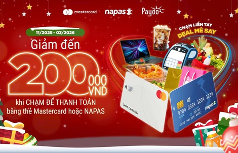 NAPAS, Mastercard và Payoo triển khai khuyến mại toàn quốc, đẩy mạnh thanh toán không tiếp xúc