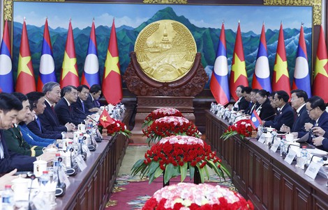 Tổng Bí thư Tô Lâm hội đàm với Tổng Bí thư, Chủ tịch nước Lào