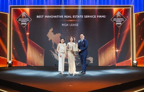 ROX Lease được vinh danh “Công ty Dịch vụ Bất động sản Đổi mới Sáng tạo tốt nhất Đông Nam Á 2025”