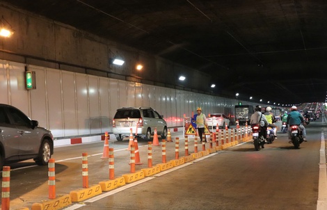 TPHCM: 3 ngày nữa, cấm xe lưu thông qua đường hầm sông Sài Gòn