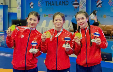 Chuyện 3 chị em ruột tạo ra kỳ tích ở SEA Games 33 và số tiền thưởng