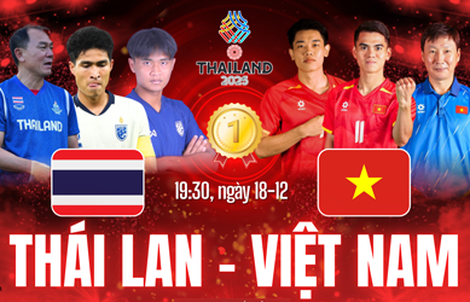 U22 Việt Nam - U22 Thái Lan: Xác định tân vương SEA Games