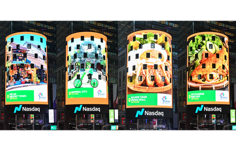 Grab tôn vinh di sản và ẩm thực Việt Nam tại Quảng trường Thời Đại (New York, Mỹ)