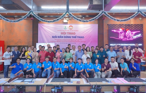 Hội thao thắt chặt tình quân - dân tại phường Tân Sơn Hòa