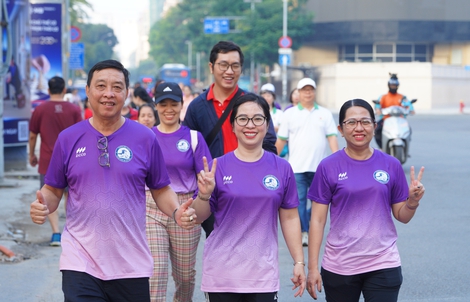 Phường Bến Thành tổ chức giải đi bộ gây quỹ chăm lo người yếu thế