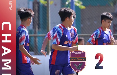 Thắng đội J-League, TP HCM vô địch Giải U13 Việt Nam - Nhật Bản lần VII