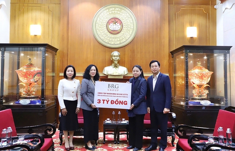 Tập đoàn BRG và Ngân hàng SeABank trao 5 tỉ đồng ủng hộ đồng bào khắc phục hậu quả thiên tai