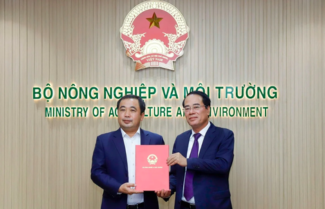 Bộ Nông nghiệp và Môi trường bổ nhiệm tân Cục trưởng Cục Môi trường