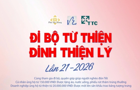 Chương trình đi bộ Đinh Thiện Lý lần 21 - 2026 sắp diễn ra