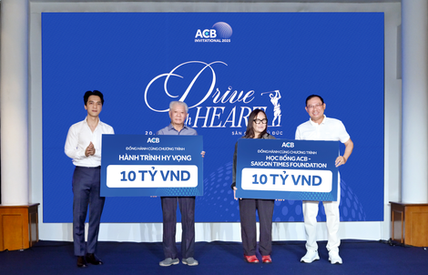 Chung tay vì cộng đồng, ACB tổ chức giải golf “Drive with Heart 2025”