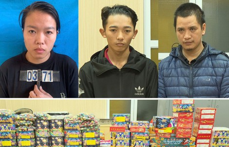Bắt 3 người trong hội nhóm kín mua bán pháo lậu