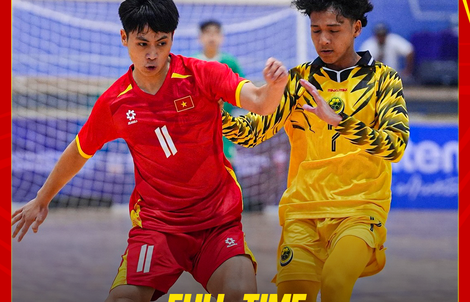U19 futsal Việt Nam thắng đậm Brunei 18-0