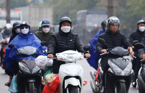 Không khí lạnh tràn về, miền Bắc có nơi rét dưới 8 độ, nhiều địa phương miền Trung mưa to