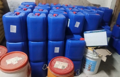 Phát hiện hơn 11.000 kg hóa chất không rõ nguồn gốc ở Cà Mau