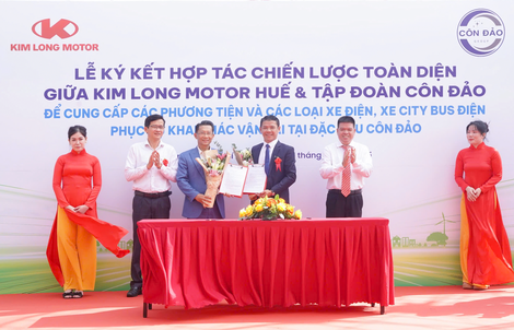Lễ ký kết hợp tác chiến lược toàn diện giữa Kim Long Motor Huế & Tập đoàn Côn Đảo