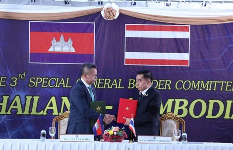 Thái Lan - Campuchia ngừng bắn