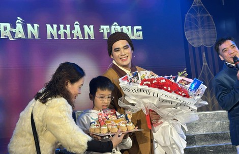 Giao duyên nghệ thuật trong vở "Trần Nhân Tông", Minh Hải có đêm sinh nhật ý nghĩa