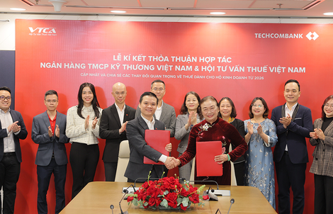 Techcombank hợp tác với Hội Tư vấn thuế Việt Nam hỗ trợ hộ kinh doanh chuyển đổi thuế 