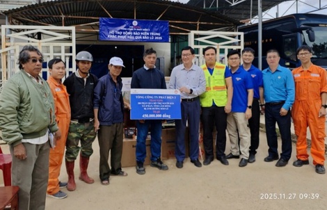 EVNGENCO3 hỗ trợ khẩn cấp tại miền Trung - Tây Nguyên sau bão lũ