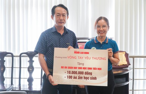 VIDEO: Báo Người Lao Động chung tay cùng dự án "Sách hay cho học sinh tiểu học"