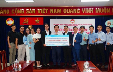 Deye Vietnam hỗ trợ đồng bào miền Trung 1 tỉ đồng khắc phục thiên tai
