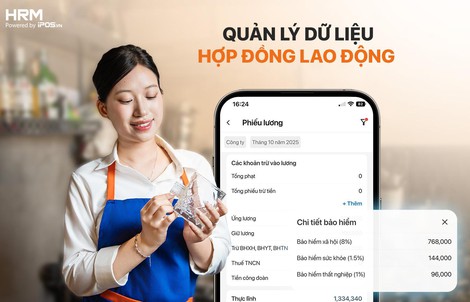 iPOS HRM hỗ trợ chủ quán thích ứng với quy định BHXH mới
