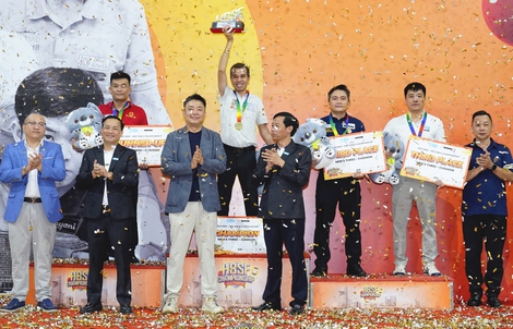 Trần Quyết Chiến đăng quang ngôi vô địch 3 băng Giải HBSF MIN Table 2025