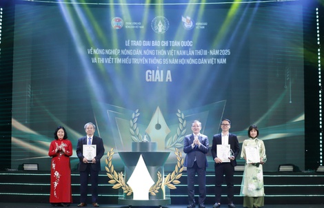 Vinh danh các tác phẩm báo chí xuất sắc viết về nông nghiệp, nông dân, nông thôn lần III
