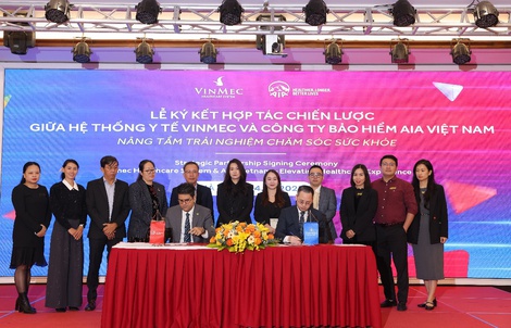 AIA Việt Nam và Vinmec hợp tác chiến lược mở rộng hệ sinh thái chăm sóc sức khỏe cao cấp