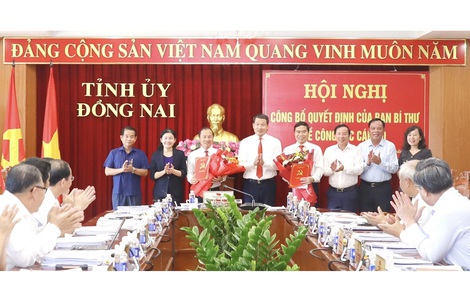 Công bố quyết định của Ban Bí thư về công tác cán bộ ở Đồng Nai
