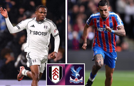 Soi tỉ số trận Fulham - Crystal Palace: Trận derby London khách lấn chủ
