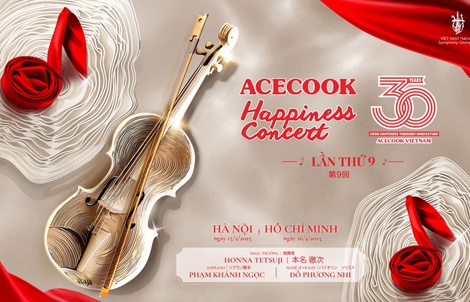 Acecook Happiness Concert 2025: Hành trình 9 năm lan tỏa hạnh phúc qua âm nhạc