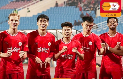 V-League 2024-2025: Thể Công Viettel vô địch lượt đi