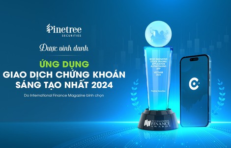 Pinetree đạt giải "Ứng dụng giao dịch chứng khoán sáng tạo nhất năm 2024"