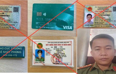 Thanh niên hơn 30 tuổi giả mạo đại tá, Phó cục trưởng Cục An ninh điều tra để lừa đảo